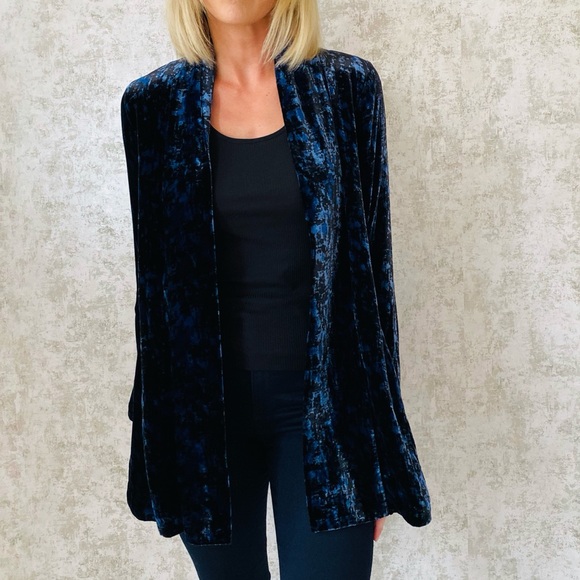 Eileen Fisher Jackets & Blazers - Eileen Fisher Painted Velvet Jacket